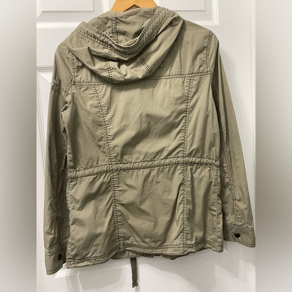 Abercrombie & Fitch Olive Green Full Zip Military Utility Jacket Women's Small - Picture 7 of 10